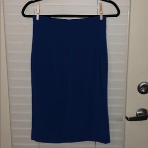 Pretty blue pencil skirt!!